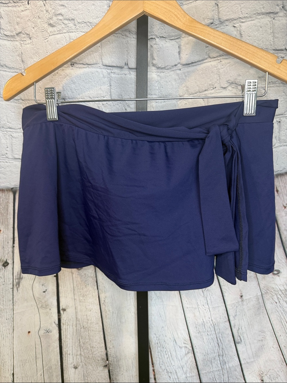 Tommy Bahama Navy Swim Skirt with Side Tie Detail